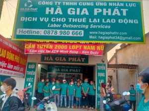 cung ứng lao động tại KCN Gaing Thép - Thái Nguyên